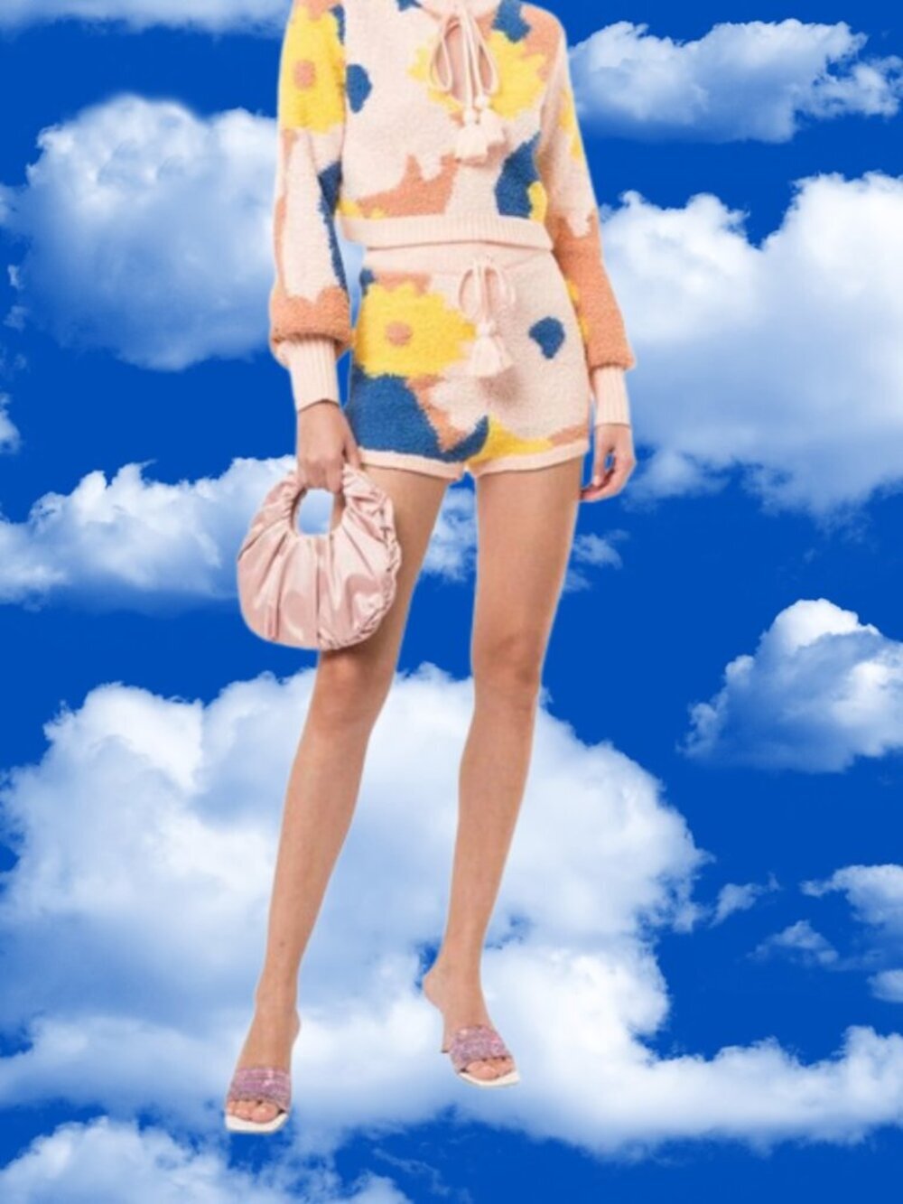 alice McCALL Sweet Talk Shorts and Crop Sweater Knit Set Size S MSRP $600 NWT